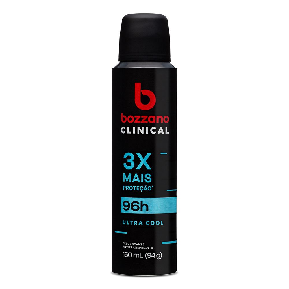 Desodorante Aerossol Bozzano Clinical Ultra Cool 150ml
