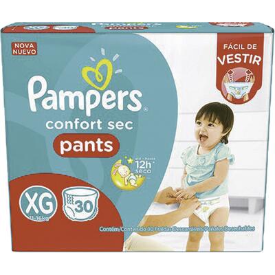 Fralda Descartável Pampers Pants - XG 30 un