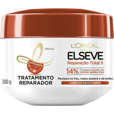 Creme de Tratamento LOréal Paris Elseve Reparação Total 5 - 300g