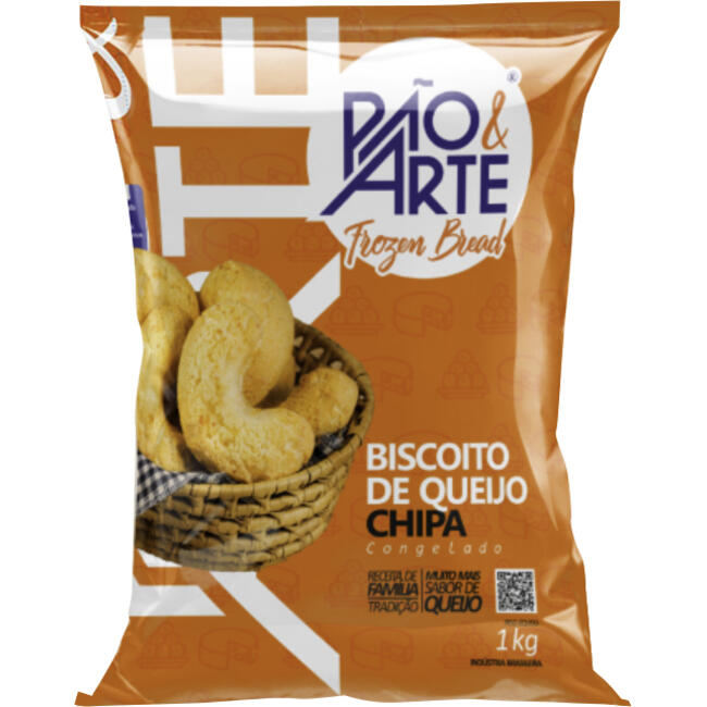 Biscoito de Queijo Pão e Arte Congelado 1kg