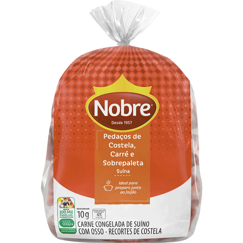Carne Suína Pedaços Nobre Costela, Carré e Sobrepaleta Preço por kg no pct