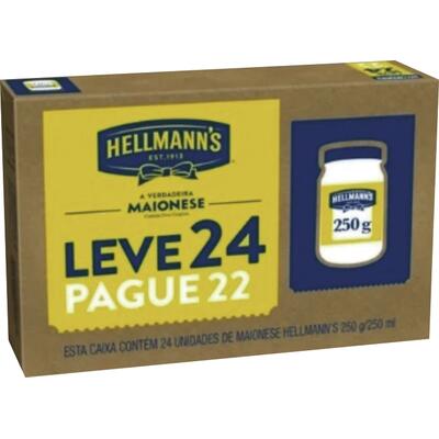 Maionese Hellmann's 24x250g