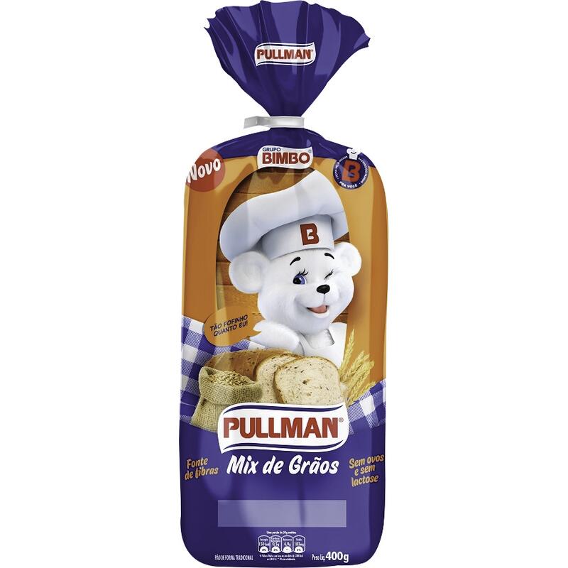 Pão de Forma Pullman Mix de grãos 400g