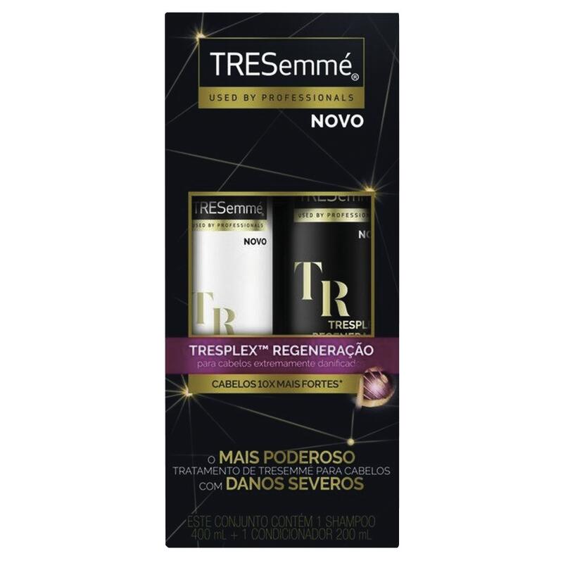 Kit Tresemmé Shampoo 400ml+Cond 200ml Tresplex rege