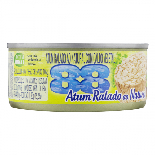 Atum 88 Ralado Ao Natural 140g
