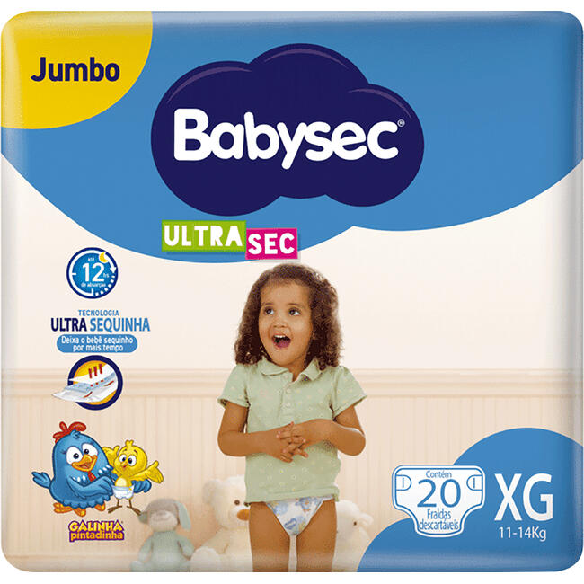 Fralda Descartável Babysec Ultra XG 20un