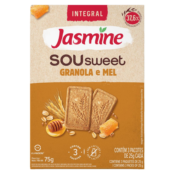 Biscoito Jasmine 75g - Integral - Granola & Mel
