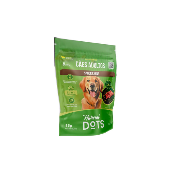 Ração para Cães Dots 85g - Adultos - Carne - Sachê