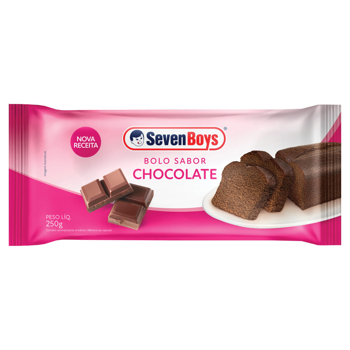 Bolo Seven Boys Chocolate 250g