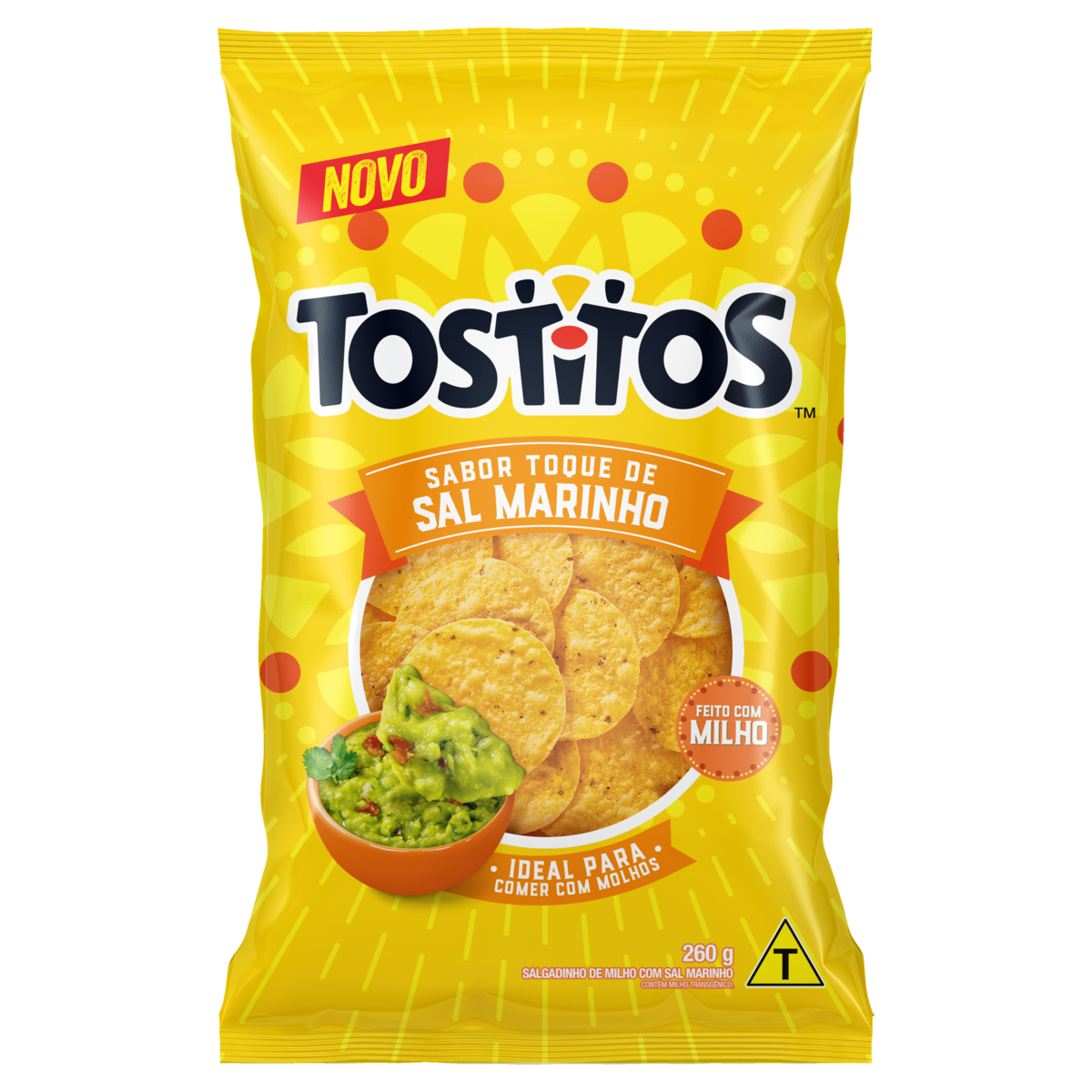 Salgadinho de Milho Toque de Sal Marinho TOSTITOS 260g