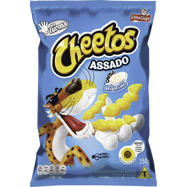 Salgadinho Elma Chips Cheetos Onda de Requeijão 150g