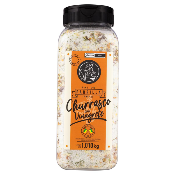 Sal de Parrilha BR Spices 1,01kg - Com Vinagrete