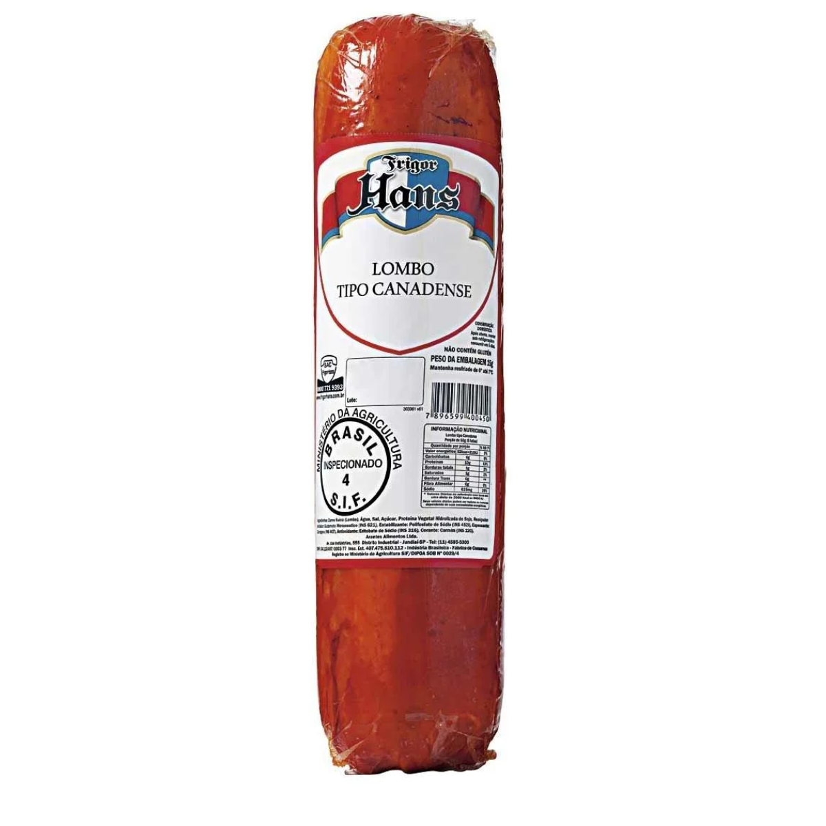 Lombo Canadense Fatiado Bandeja FRIGOR HANS 100g