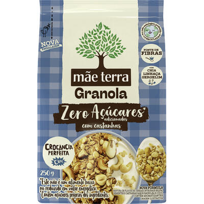 Granola Tradicional Mãe Terra Zero Açúcares 250g
