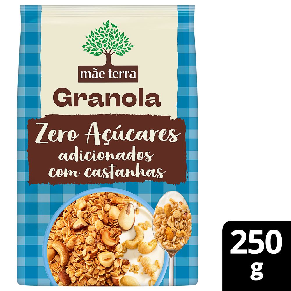 Granola Tradicional Mãe Terra Zero Açúcares 250g