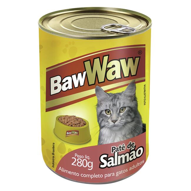 Alimento para Gatos Baw Waw Salmão 280g