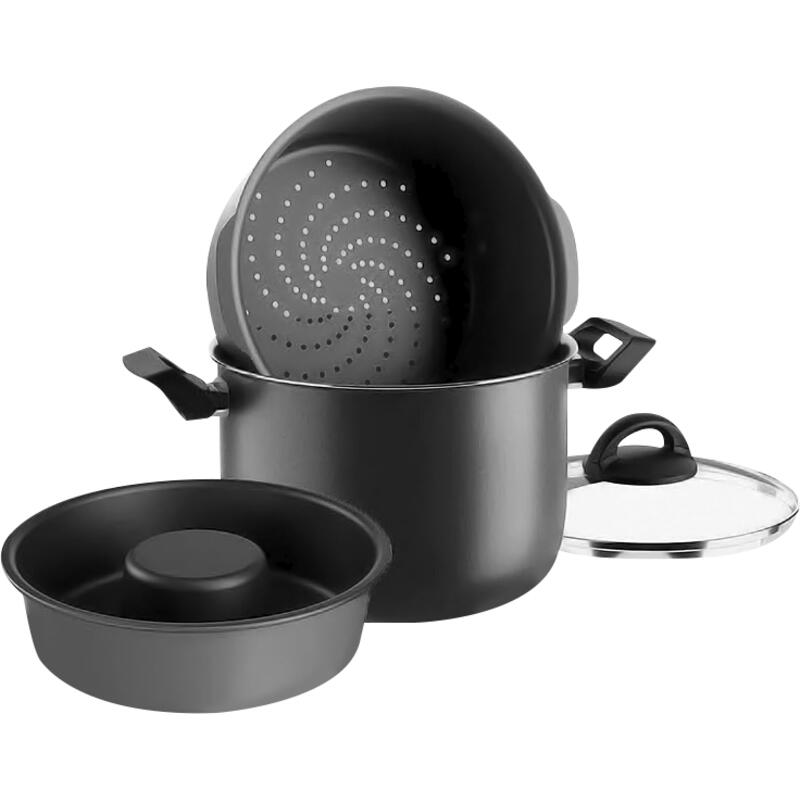 Conjunto Cozi Vapor Brinox Preto 7103/459 1 cjo