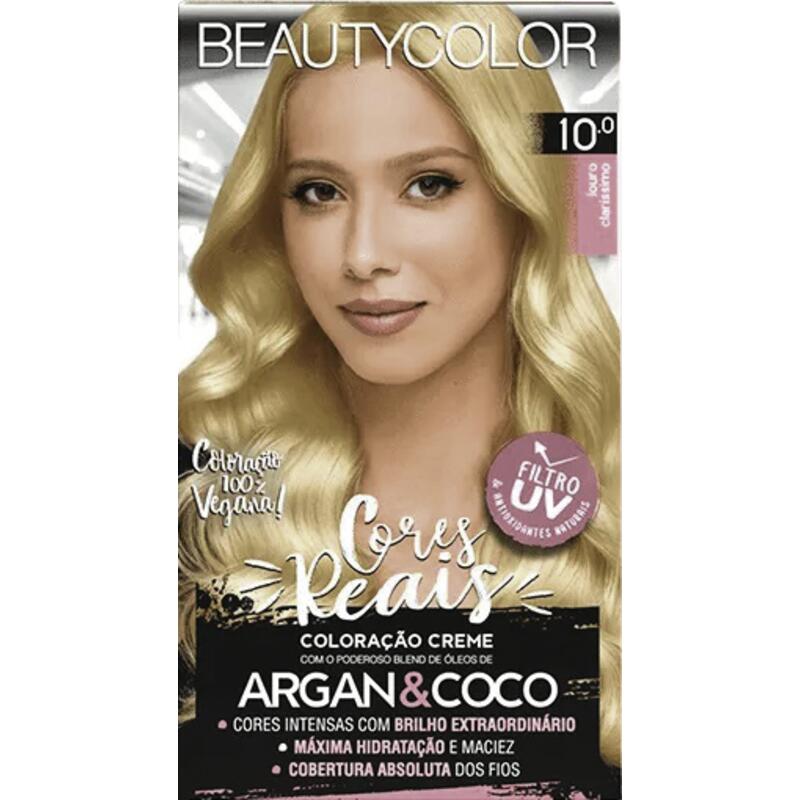 Tintura para Cabelo Beauty Color 10.0 Kit