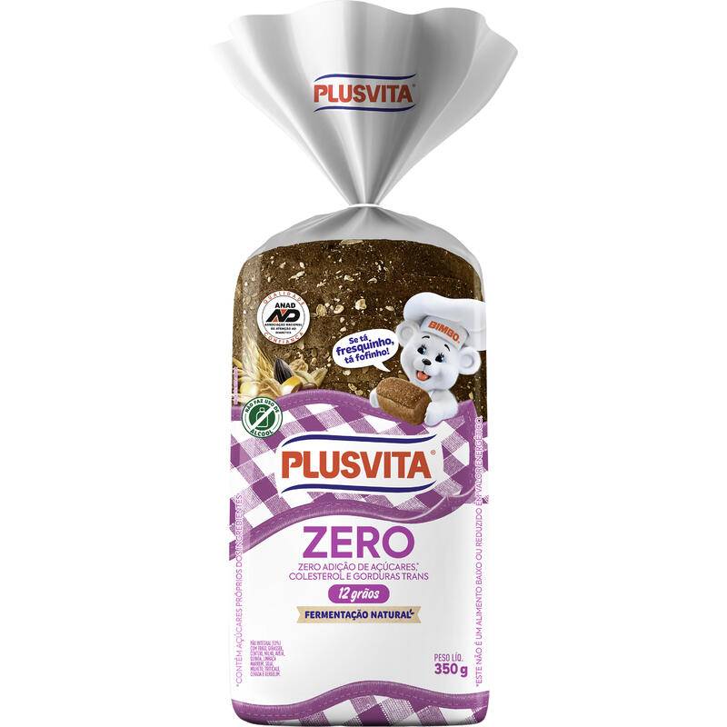 Pão Integral Plusvita Fit 12 Grãos 350g