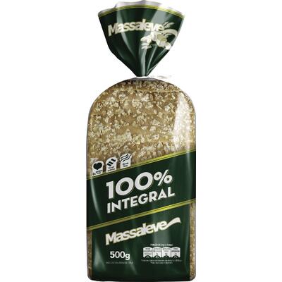 Pão de Forma Massaleve 100% Integral 500g