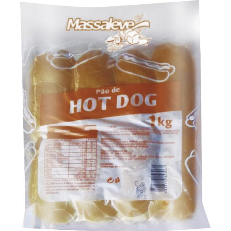 Pão de Hot Dog Massaleve 1kg
