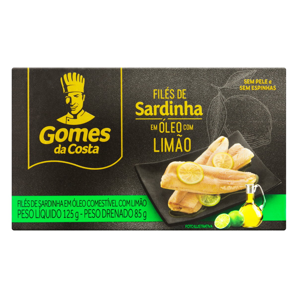 Filé de Sardinha com Limão GOMES DA COSTA 125g