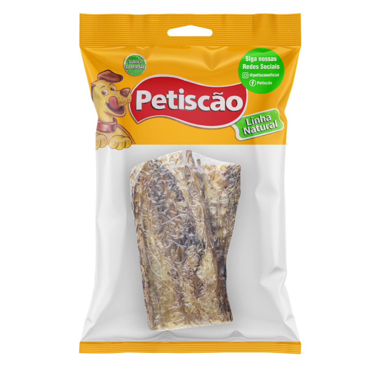 Costelinha Mastigável para Cães Petiscão Natural 2 Unidades