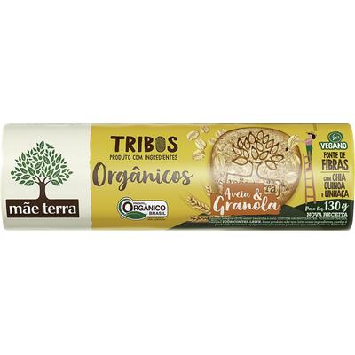 Biscoito Orgânico Mãe Terra Aveia e Granola 130g