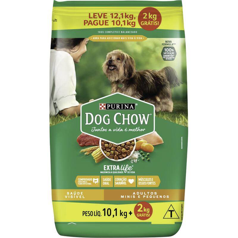 Alimento para Cães Dog Chow Raças pequenas 10,1kg