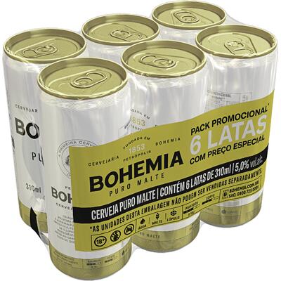 Cerveja Bohemia Puro Malte 6x310ml