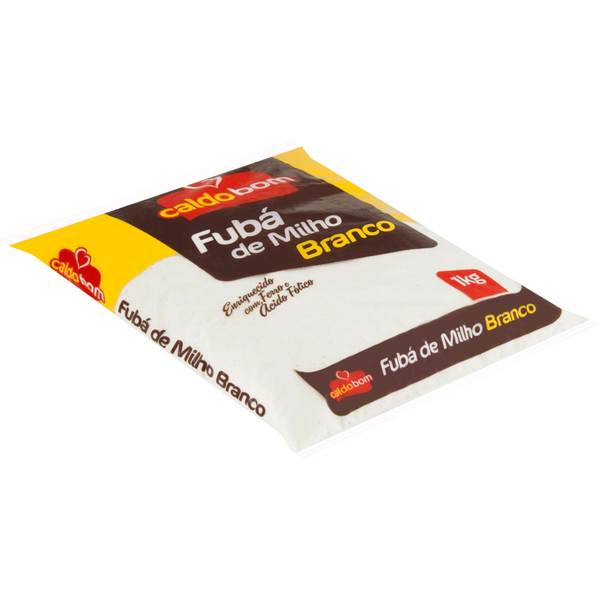 Fubá Caldo Bom 1kg - Branco