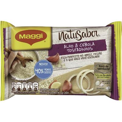 Tempero Natusabor Maggi Alho e Cebola 40g