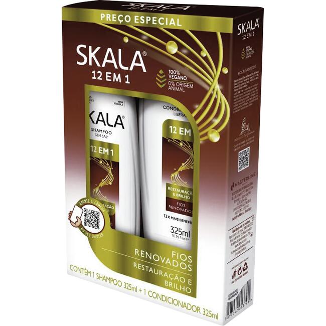 Kit Skala Shampoo + Condicionador 12 em 1