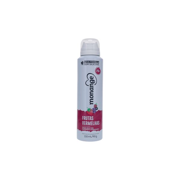 Desodorante Aerossol Monange 90g - Frutas Vermelhas - Feminino