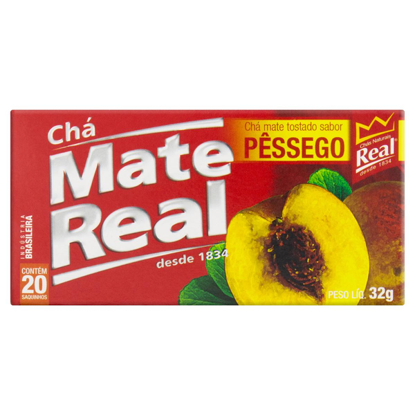 Chá Mate Real Pêssego 32g