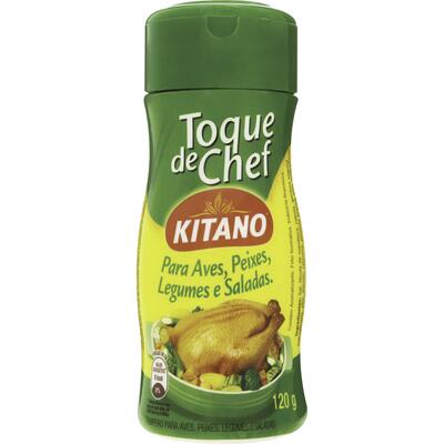 Tempero Toque de Chef Kitano Legumes e Carne Branca 120g