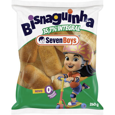 Bisnaguinha Seven Boys Integral 260g