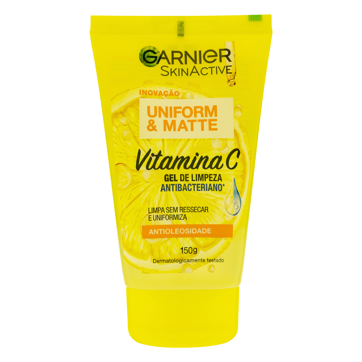 Gel de Limpeza Facial Antibacteriano Garnier Uniform & Matte Vitamina C