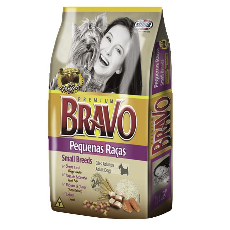 Ração para Cães Bravo Cordeiro Arroz Raças pequenas 8kg