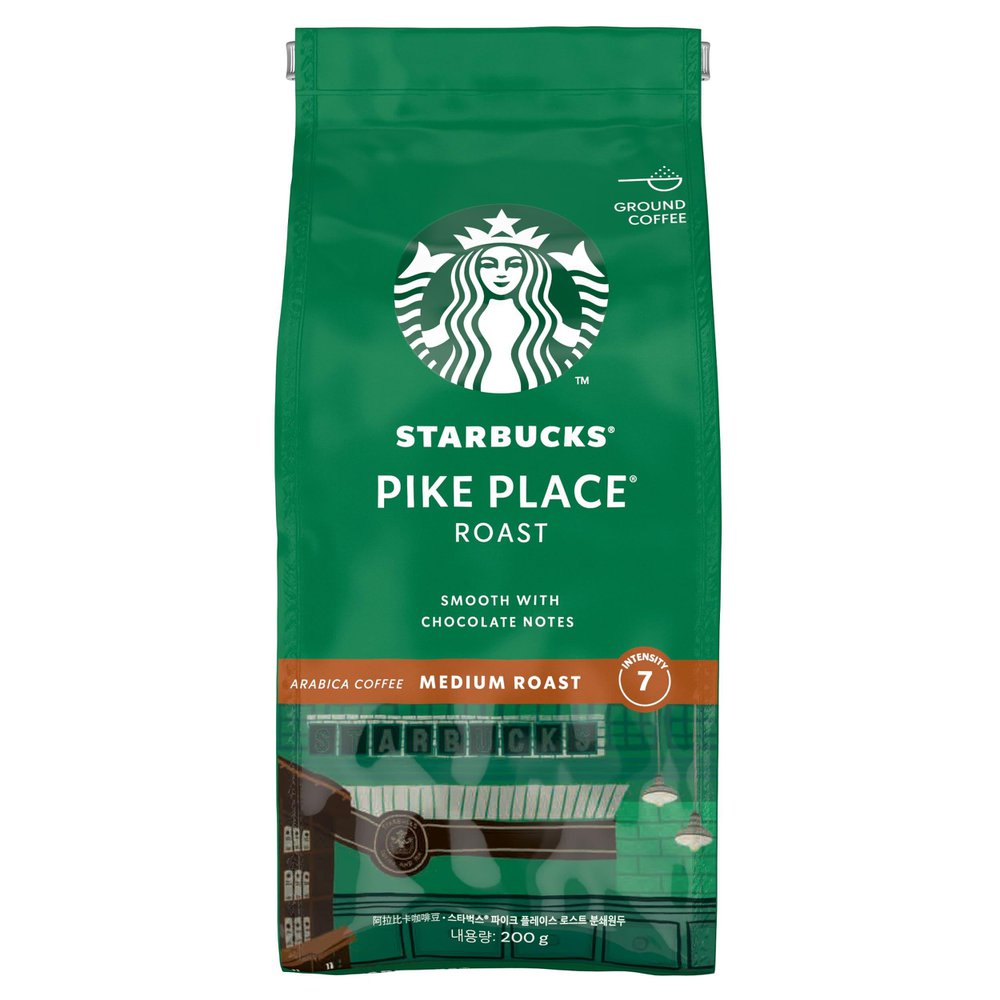 Café STARBUCKS® Pike Place® Roast Torrado e Moído 250g