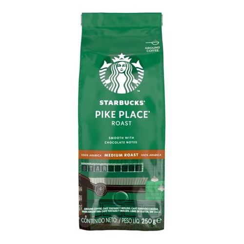 Café STARBUCKS® Pike Place® Roast Torrado e Moído 250g