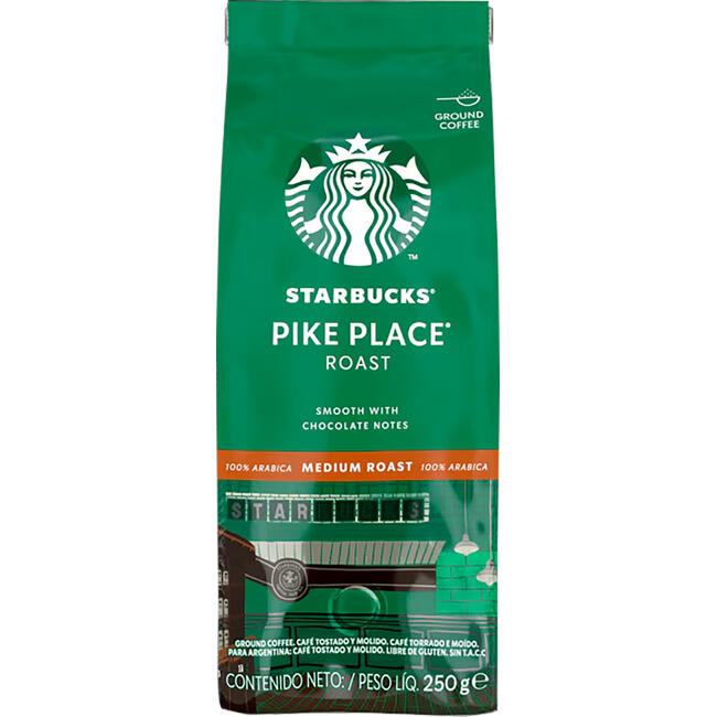 Café STARBUCKS® Pike Place® Roast Torrado e Moído 250g