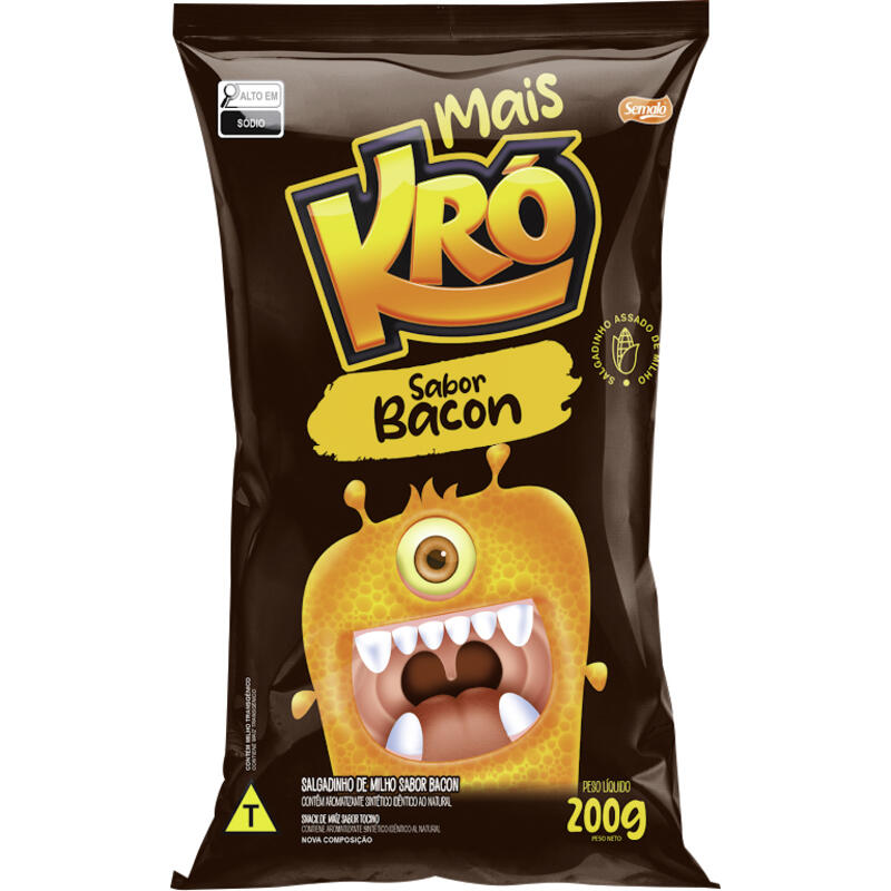 Salgadinho Mais Kró Bacon 200g
