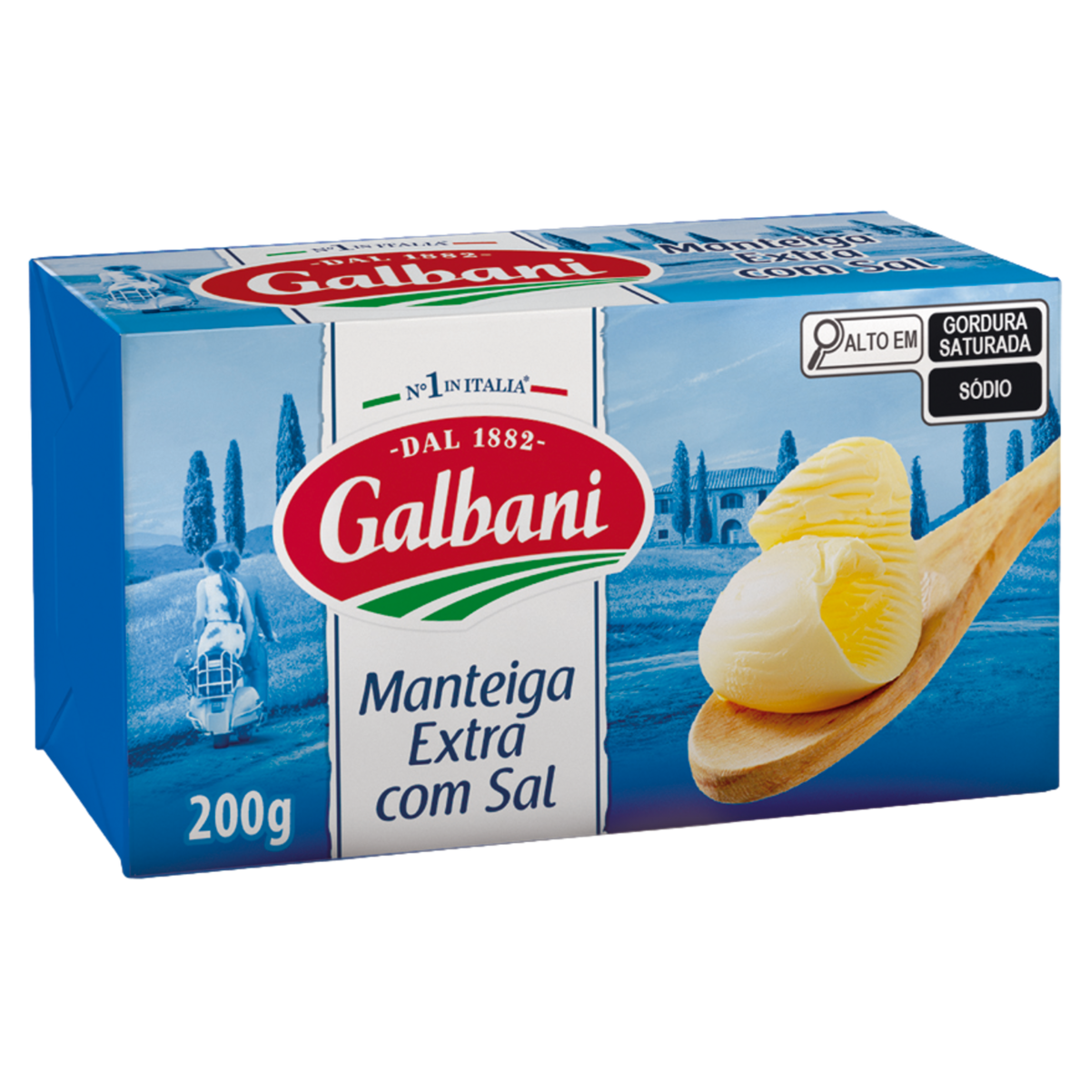 Manteiga Galbani Extra Csal Tbl 200g