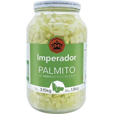 Palmito de Babaçu Imperador Picado 1,8kg