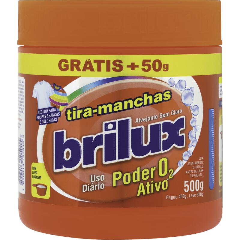 Tira Manchas em Pó Brilux Poder O2 500g