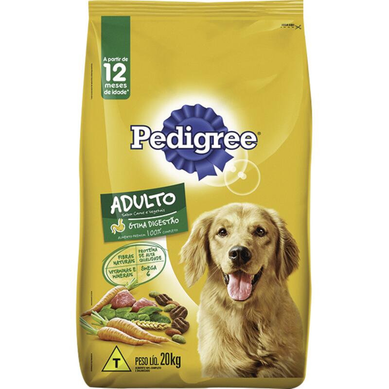 Alimento para Cães Pedigree Carne & Vegetais 20kg