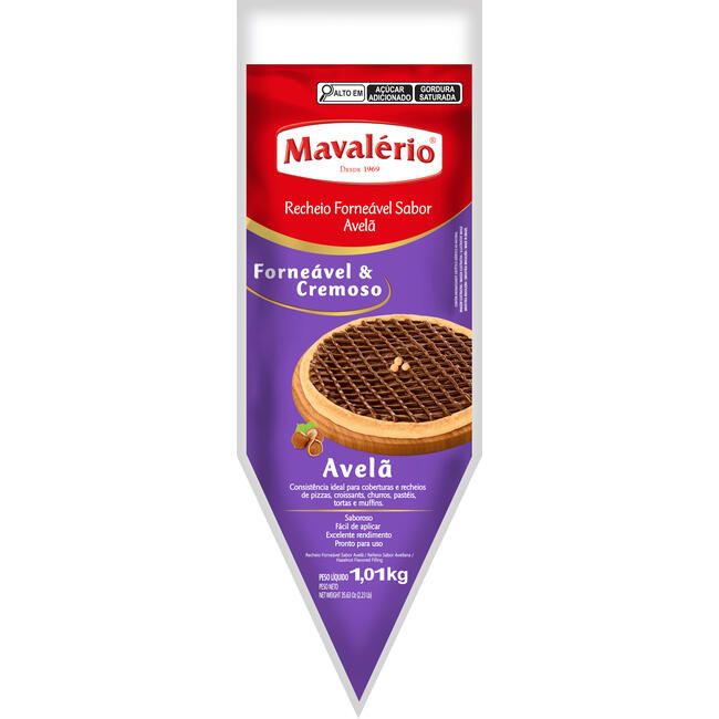 Cobertura Forneável Mavalério Avelã 1,01kg