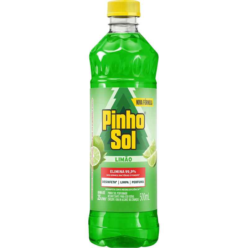 Desinfetante Pinho Sol Perfumado Limão 500ml