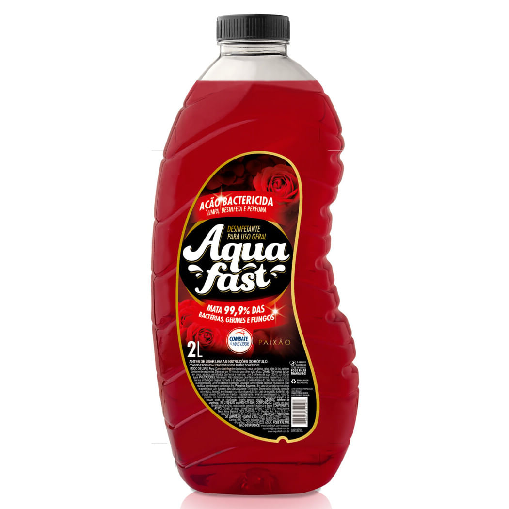 Desinfetante AQUAFAST Paixão 2L